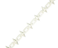 Plastic Chain White Spiked