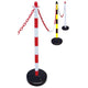 Faithfull Plastic Post for Chain - Red / White