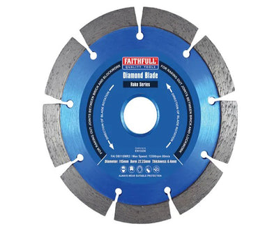 Mortar Raking Diamond Blade