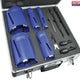 Faithfull Diamond Core Drill Kit & Case Set of 11