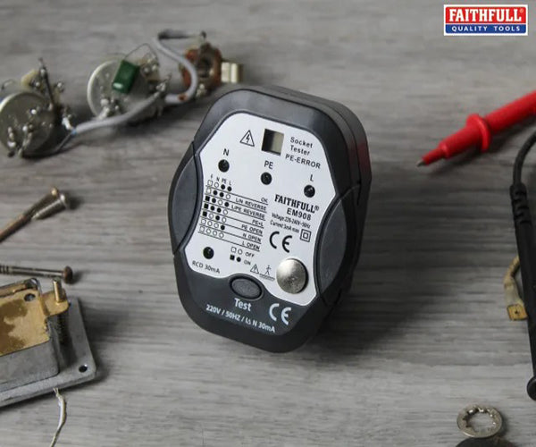 Socket Polarity Tester with RCD Test Function