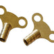 Faithfull Radiator Keys - Brass (Pack of 2)