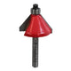 Faithfull Router Bit TCT 45° Chamfer 1/4in Shank