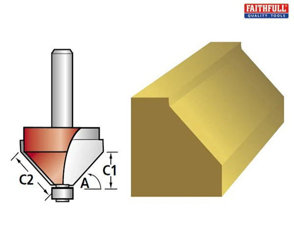 Faithfull Router Bit TCT - imagen 3