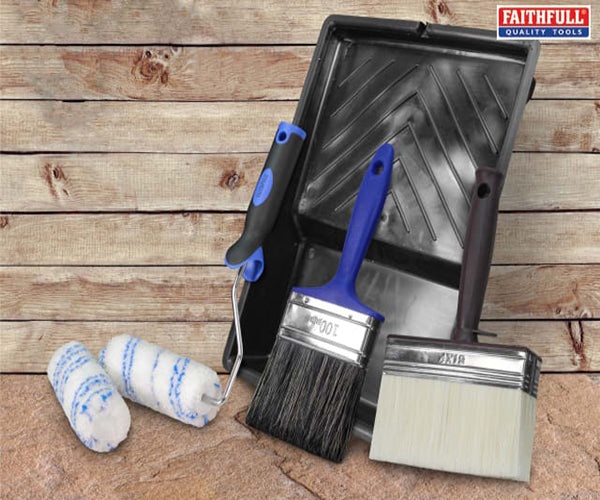 Wood Care Paint Brush & Roller Kit