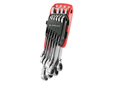 Facom 467B.JP10PB Ratchet Combination Wrench Set, 10 Piece – – Now available at MTN Shop UK.