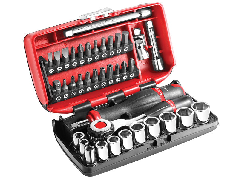 Facom 1/4in Drive Socket Set, 38 Piece – – Now available at MTN Shop UK. - imagen 2