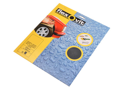 Flexovit Waterproof Sanding Sheets 230 x 280mm Coarse 180G (3) – – Now available at MTN Shop UK.