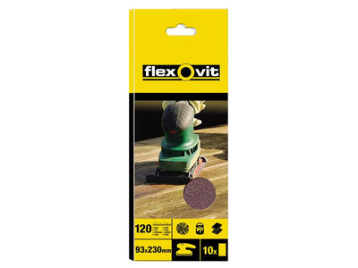 Flexovit 1/3 Sanding Sheets Plain Medium 80 Grit (Pack 10) – – Now available at MTN Shop UK.
