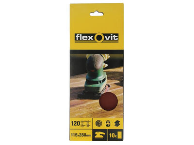 Flexovit 1/2 Sanding Sheets Orbital Plain Medium 80 Grit (Pack 10) – – Now available at MTN Shop UK.