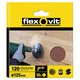 Flexovit Drill Mountable Disc 125mm Medium 80G (Pack 10)