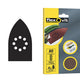 Flexovit Detail Hook & Loop Sanding Sheets 105x175mm Medium 80G (Pack 6)