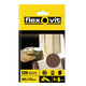 Flexovit Detail Hook & Loop Sanding Sheets 105x175mm Fine 120G (Pack 6)