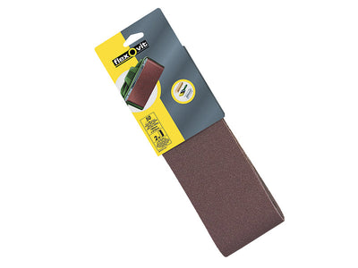 Flexovit Cloth Sanding Belt 610 x 100mm Medium 80G (Pack 2) – – Now available at MTN Shop UK.