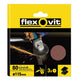 Flexovit Aluminium Oxide Fibre Disc 115mm Fine 80G (Pack 10)
