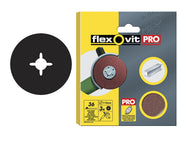 Flexovit Aluminium Oxide Fibre Disc 125mm Fine 80G (Pack 3) – – Now available at MTN Shop UK.