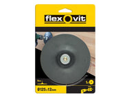 Flexovit Backing Pad For Drill Mount 125mm – – Now available at MTN Shop UK.