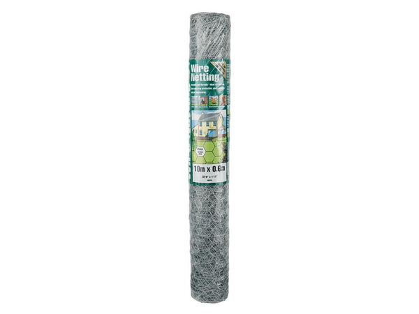 Gardman Galvanised Wire Netting 25mm² Hexagon, 10 x 0.6m – – Now available at MTN Shop UK.