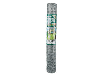 Gardman Galvanised Wire Netting 25mm² Hexagon, 10 x 0.9m – – Now available at MTN Shop UK.