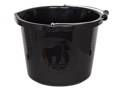 Red Gorilla Premium Bucket 14 litre (3 gallon) - Black – – Now available at MTN Shop UK.