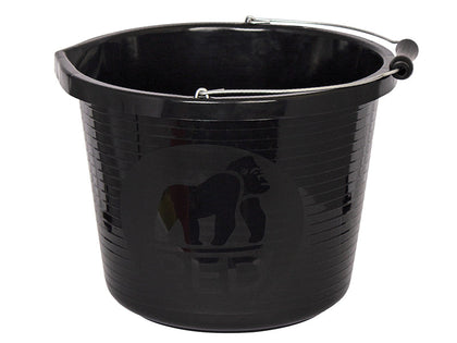 Red Gorilla Premium Bucket 14 litre (3 gallon) - Black – – Now available at MTN Shop UK.