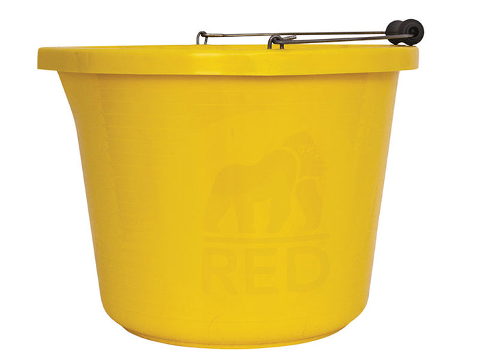 Red Gorilla  Premium Bucket 14 litre (3 gallon) - Yellow