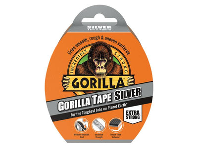 Gorilla Glue Gorilla Tape® 48mm x 11m Silver – – Now available at MTN Shop UK.