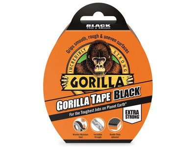 Gorilla Glue Gorilla Tape® 48mm x 11m Black – – Now available at MTN Shop UK.