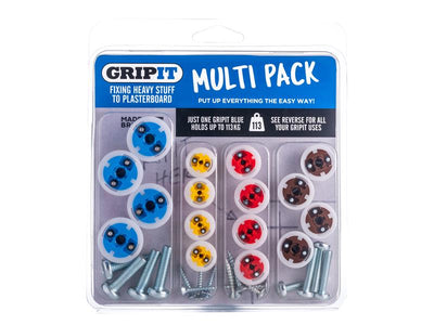 Gripit Plasterboard Fixings Multi Pack,16 Piece, Clam Pack – – Now available at MTN Shop UK.