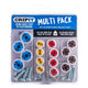 Gripit Plasterboard Fixings Multi Pack,16 Piece, Clam Pack