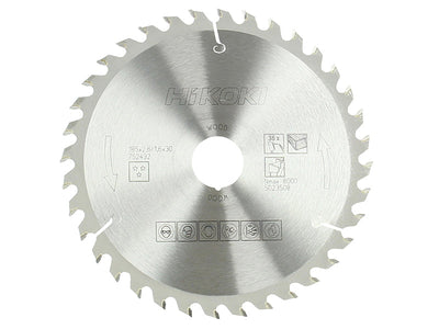 HiKOKI Circular Saw Blade 185 x 30mm x 36T – – Now available at MTN Shop UK.
