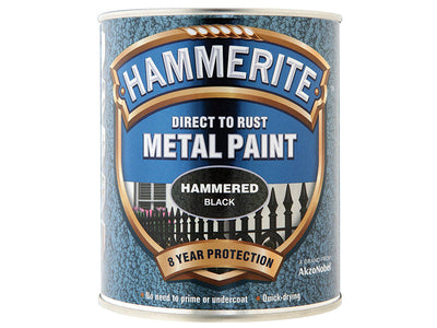 Hammerite Direct to Rust Hammered Finish Metal Paint Black 750ml – – Now available at MTN Shop UK.