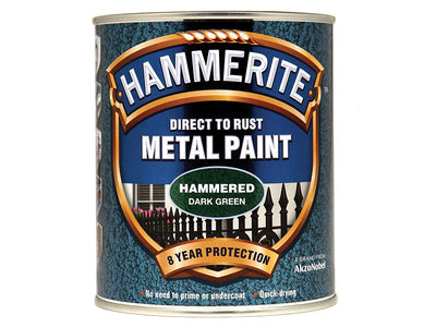 Hammerite Direct to Rust Hammered Finish Metal Paint Dark Green 750ml – – Now available at MTN Shop UK.