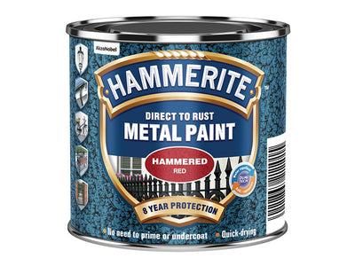 Hammerite Direct to Rust Hammered Finish Paint Red 250ml – – Now available at MTN Shop UK.