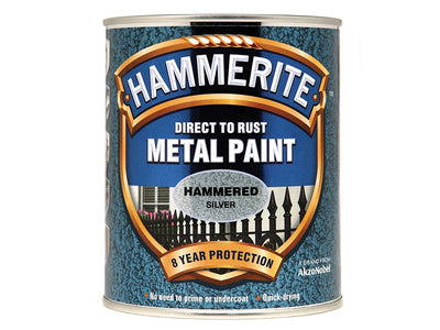 Hammerite Direct to Rust Hammered Finish Metal Paint Silver 750ml – – Now available at MTN Shop UK.
