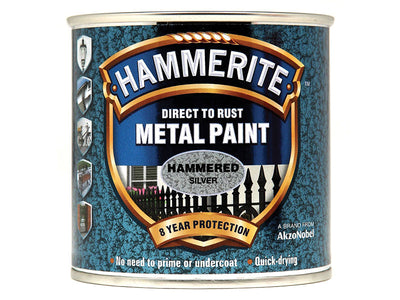 Hammerite Direct to Rust Hammered Finish Metal Paint Silver 250ml – – Now available at MTN Shop UK.
