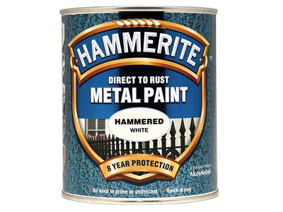 Hammerite Direct to Rust Hammered Finish Metal Paint White 750ml – – Now available at MTN Shop UK.