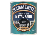 Hammerite Direct to Rust Satin Finish Metal Paint Black 750ml – – Now available at MTN Shop UK.