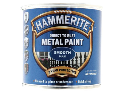 Hammerite Direct to Rust Smooth Finish Metal Paint Blue 250ml – – Now available at MTN Shop UK.
