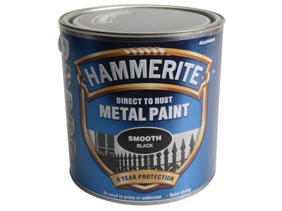 Hammerite Direct to Rust Smooth Finish Metal Paint Black 2.5 Litre – – Now available at MTN Shop UK.