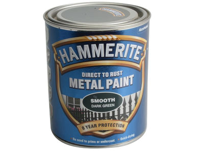 Hammerite Direct to Rust Smooth Finish Metal Paint Dark Green 750ml – – Now available at MTN Shop UK.
