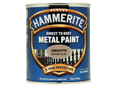 Hammerite Direct to Rust Smooth Finish Metal Paint Muted Clay 750ml – – Now available at MTN Shop UK.