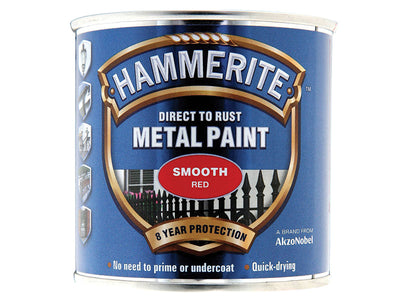 Hammerite Direct to Rust Smooth Finish Metal Paint Red 250ml – – Now available at MTN Shop UK.