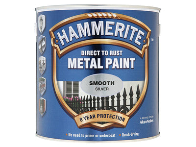 Hammerite Direct to Rust Smooth Finish Metal Paint Silver 2.5 Litre – – Now available at MTN Shop UK.