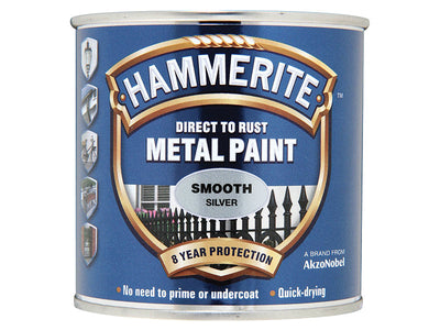 Hammerite Direct to Rust Smooth Finish Metal Paint Silver 750ml – – Now available at MTN Shop UK.