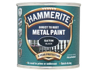 Hammerite Direct to Rust Satin Finish Metal Paint Black 250ml – – Now available at MTN Shop UK.