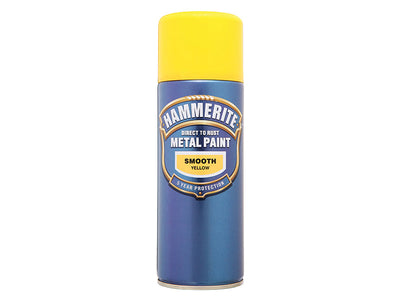 Hammerite Direct to Rust Smooth Finish Aerosol Yellow 400ml – – Now available at MTN Shop UK.