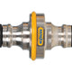 Hozelock 2044 Pro Metal Double Male Connector 12.5mm (1/2in)