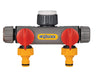 Hozelock 2252 2-Way Tap Connector 1/2 - 1in BSP – – Now available at MTN Shop UK.