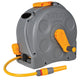 Hozelock 2415 25m 2-in-1 Compact Hose Reel + 25m of Starter Hose